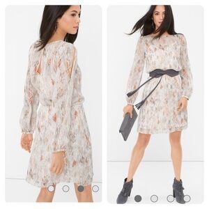 NWT! White House Black Market GEO-PRINT BOHO DRESS